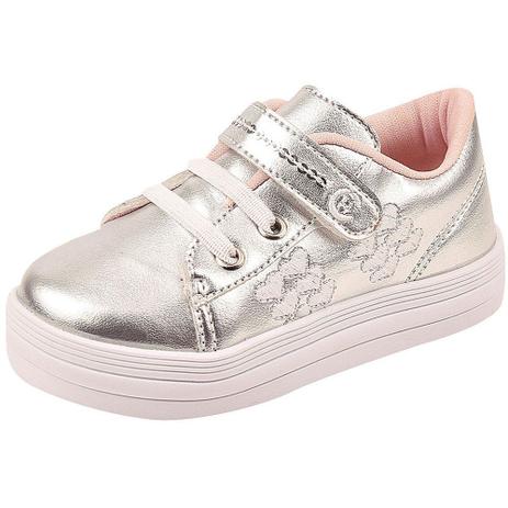 Tênis Infantil Bebê Menina Chique Top Prata - Tênis Infantil - Magazine  Luiza