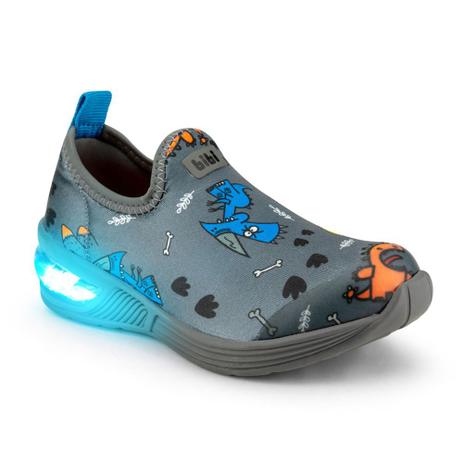 Tênis Infantil BIBI Luz Led Colorido Space Wave Masculino Estampado  Dinossauro - Calçados Infantis - Magazine Luiza