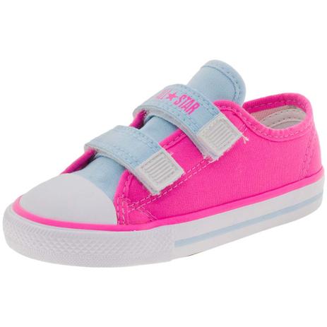 Tênis Infantil Border 2 Converse All Star - CK0572 AZUL/ROSA AZUL/ROSA |  Menor preço com cupom
