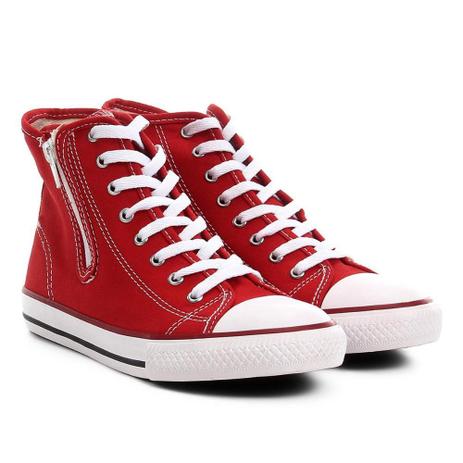 Tênis Infantil Converse All Star Cano Alto Branco (18 ao 25) - laranjeiras  - mobile