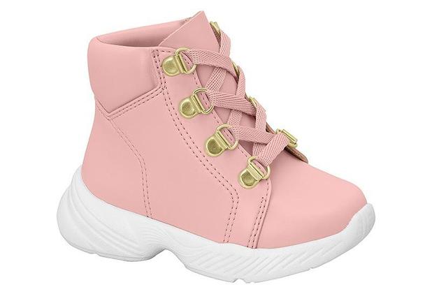 Tenis Infantil Cano Alto Molekinha rosa - Tênis Infantil - Magazine Luiza
