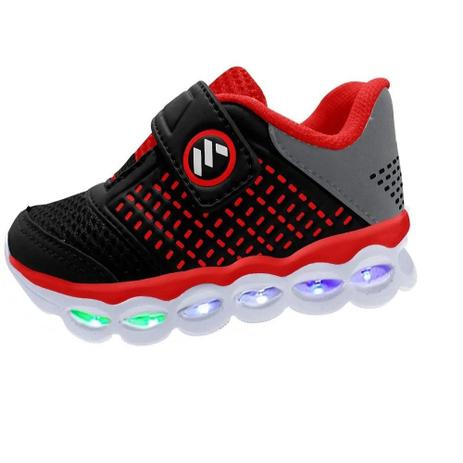 Tênis Infantil com Luz de Led na Sola Masculino e Feminino Fecho Fixador -  Maria Trevo - Tênis Infantil - Magazine Luiza