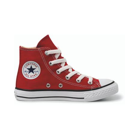 tenis all star cano longo vermelho