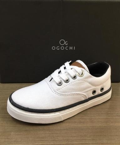 Tenis infantil em lona color branca ogochi 47446401 - Outros Moda e  Acessórios - Magazine Luiza