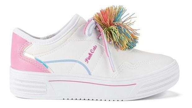 Sandália Pink Cats Infantil Rasteira Rosa | Dakota loja online de calçados  - Compre já! - Sandália Pink Cats Infantil Rasteira Rosa | Pink Cats