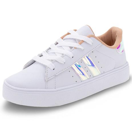 tenis feminino branco infantil