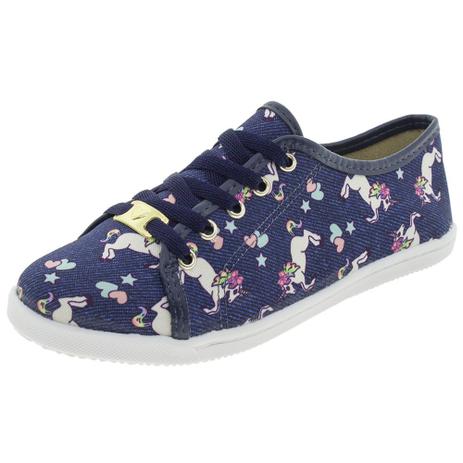 tenis infantil feminino azul