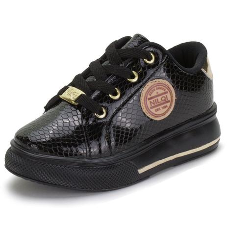 tenis infantil feminino preto