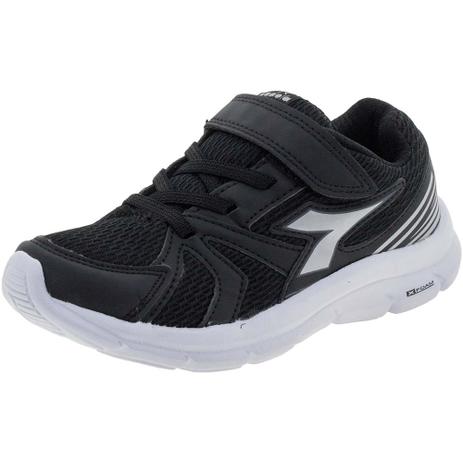 Tênis Infantil Feminino Park Diadora - 126102 PRETO PRETO Menor preço em Tênis Infantil Feminino Park Diadora - 126102 PRETO PRETO