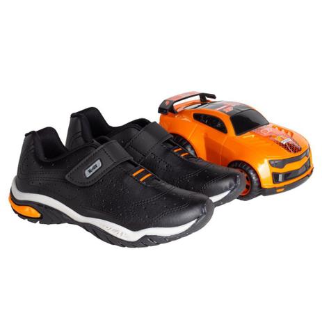 Tênis Infantil Kidy Play Respi-tec Menino Com Brinquedo Preto/Laranja -  Calçados Infantis - Magazine Luiza