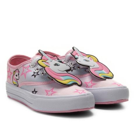 tenis infantil feminino unicornio