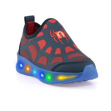 Tênis Infantil LUZ LED Aranha Calce Fácil Novopé - Tênis Infantil -  Magazine Luiza