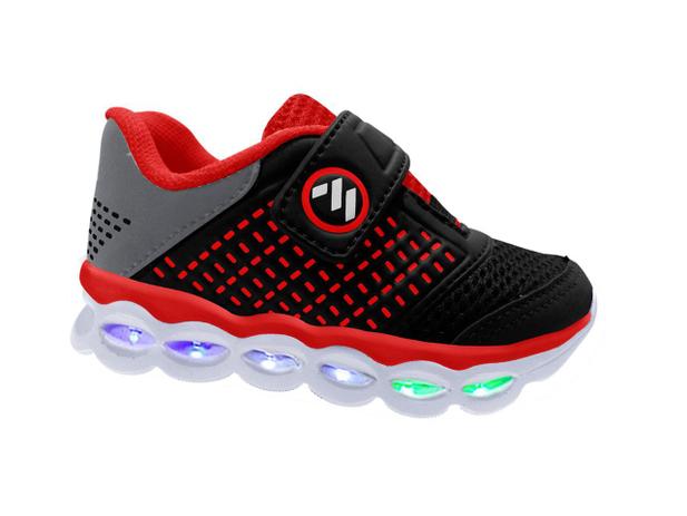 tenis com luz de led masculino