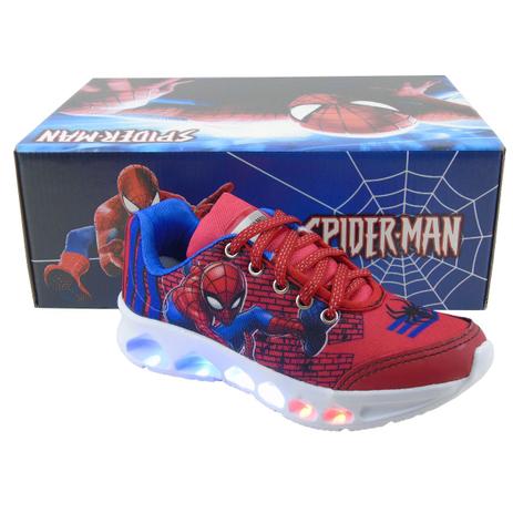 tenis do homem aranha com led