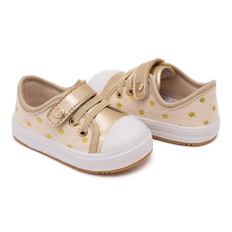 Tênis Pimpolho 18566c Brancodourado Comprar na Loja
