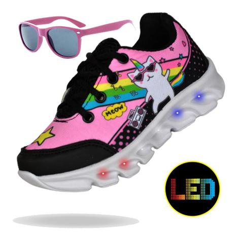 tenis infantil luzinha