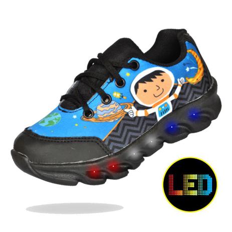 tenis infantil masculino de luzinha