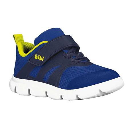 Tênis Infantil Menino Bibi Anil e Amarelo Energy Baby New II - Calçados Bibi - Tênis Infantil - Magazine Luiza