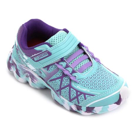 tênis infantil no stress running velcro