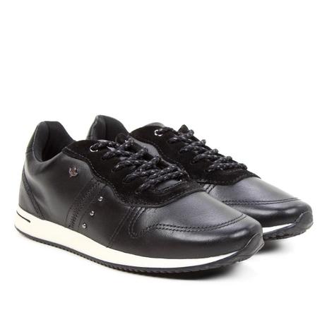 tenis jogging cravo e canela