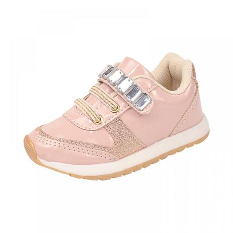 Tênis Jogging Kimimo Infantil Menina Calce Fácil Vernizado Menor preço em Tênis Jogging Kimimo Infantil Menina Calce Fácil Vernizado
