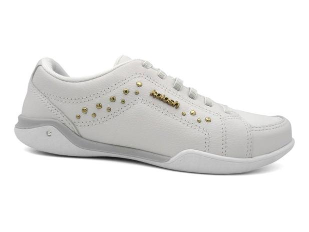 tenis branco feminino couro