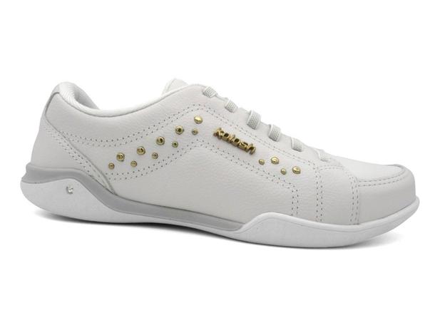 tenis feminino couro branco