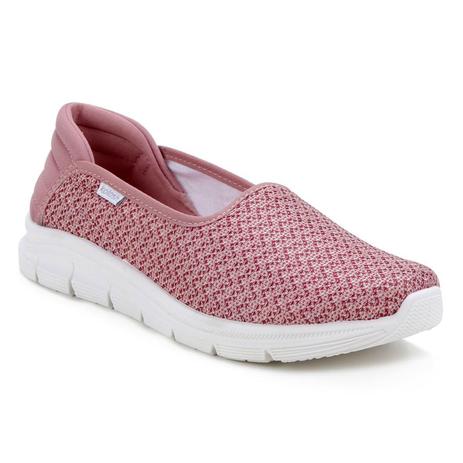 Slip On Rose Feminino Casual Tênis Sem Cadarço | GuGi Calçados e Acessórios
