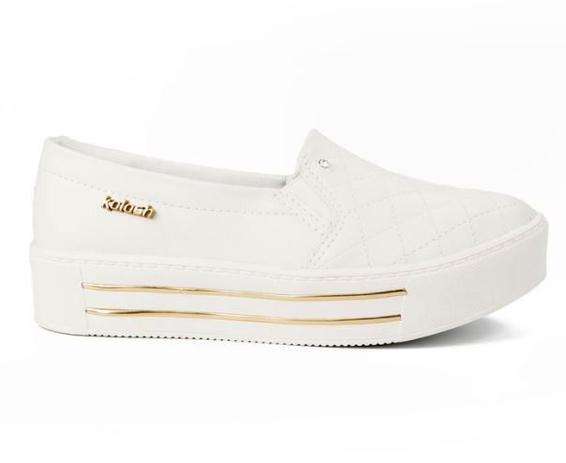 Tênis Kolosh Slip On Sem Cadarço Flatform C1853 Feminino - Slipper / Slip  On Feminino - Magazine Luiza
