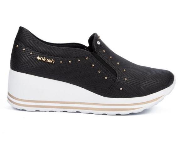 Tênis Kolosh Sneaker Plataforma Anabela Leve C1408 Feminino - Tênis Esportivo - Magazine Luiza
