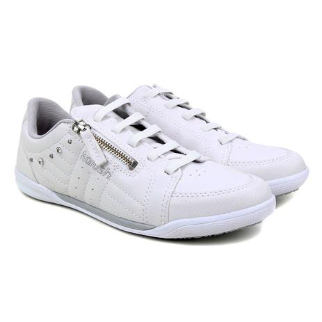 tenis branco com ziper