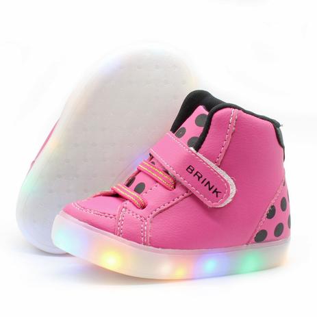 tenis botinha rosa