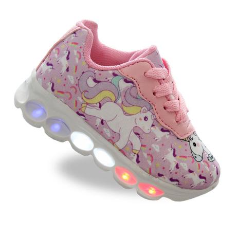 tenis com led feminino infantil