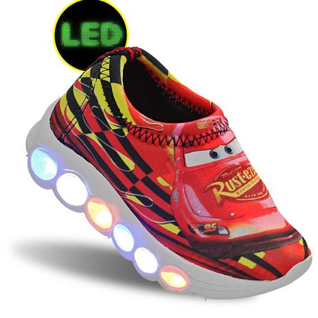 tenis com luz masculino infantil