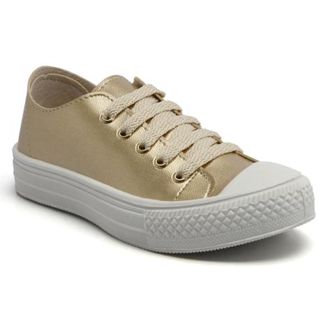 Tênis Looshoes Kids Converse Dourado 804-40 Menor preço em Tênis Looshoes Kids Converse Dourado 804-40