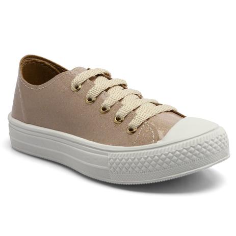 Tênis Looshoes Kids Converse Rosê Glitter 812-66 Menor preço em Tênis Looshoes Kids Converse Rosê Glitter 812-66