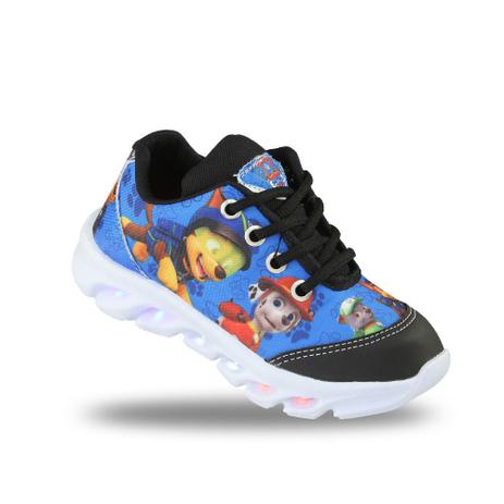tenis infantil masculino patrulha canina