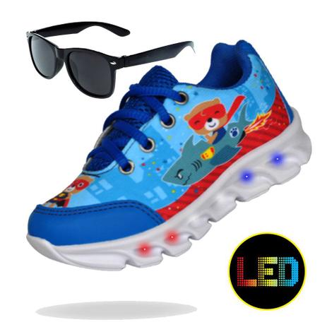 tenis super herois infantil