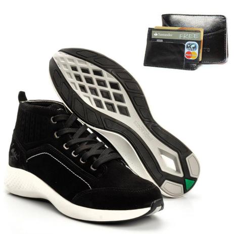 tenis masculino de couro preto