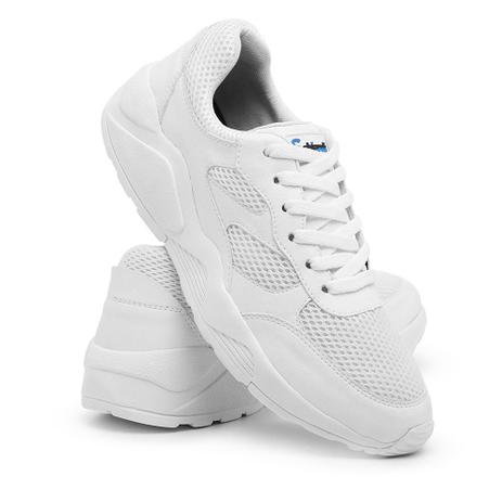 tênis de corrida branco