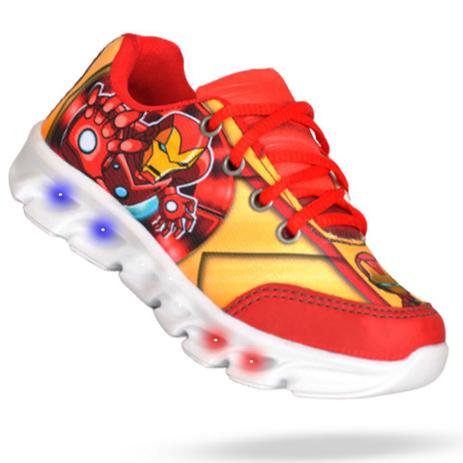 tenis infantil homem de ferro