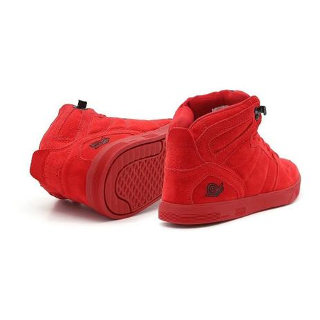 tenis puma cano alto vermelho