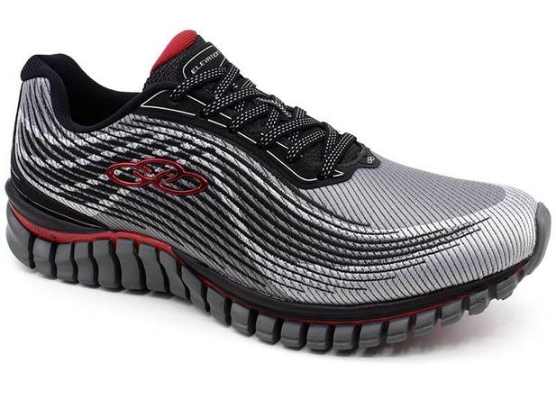 Tênis Masculino Olympikus Elevation 554 Preto Cinza Menor preço em Tênis Masculino Olympikus Elevation 554 Preto Cinza