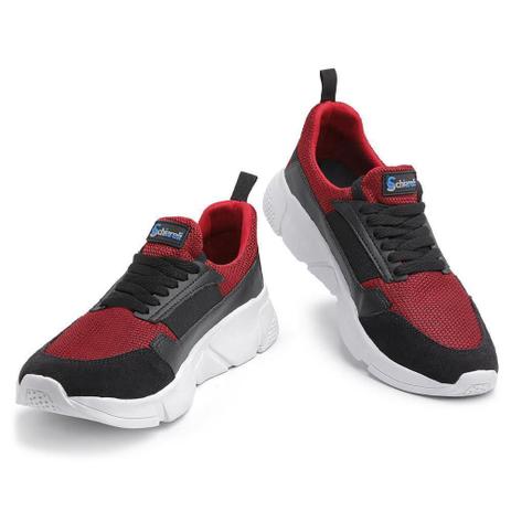 Tênis Meia Esportivo Estilo Masculino Básico Casual Leve Respirável  Confortável Flexivel Macio