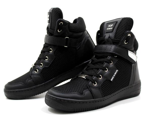 tenis fila botinha preto