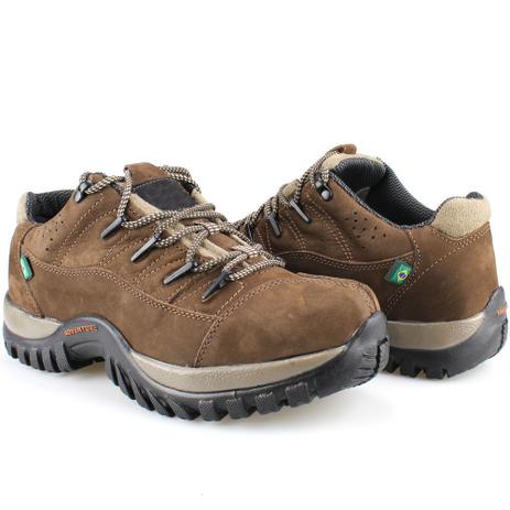 Tenis Masculino Trekking Chocolate Mountain Bike Resistente Com Cadarço - Sapatofranca - Tênis Masculino - Magazine Luiza