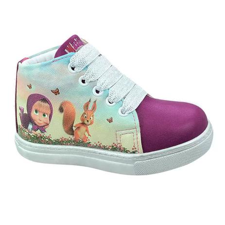 Tênis Masha e o Urso Pé Com Pé Infantil Feminino 128002 - Pe Com Pe - Calçados  Infantis - Magazine Luiza