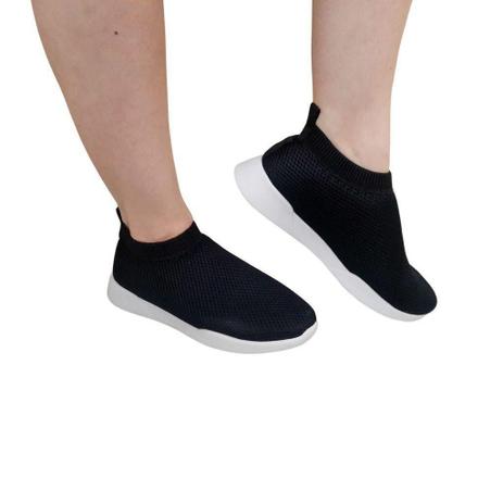 Tênis Meia Feminino Calce Fácil Slip on Confortável - Duvinet Store -  Slipper / Slip On Feminino - Magazine Luiza