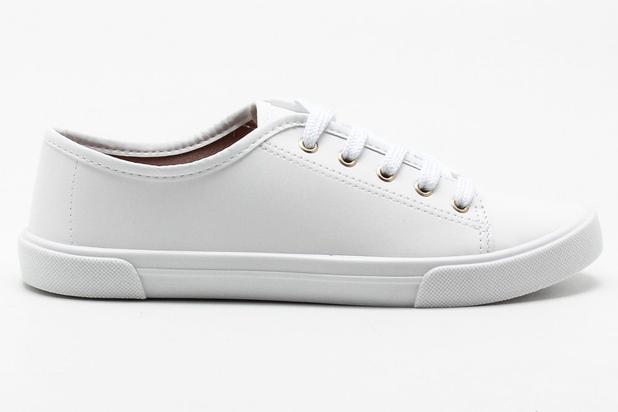 tenis moleca com cadarço
