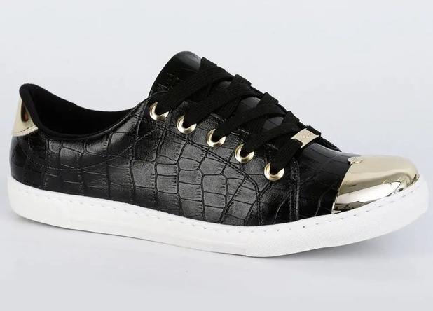 tênis feminino casual textura moleca